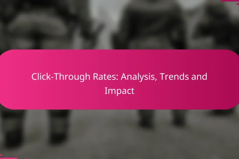 Click-Through Rates: Analysis, Trends and Impact